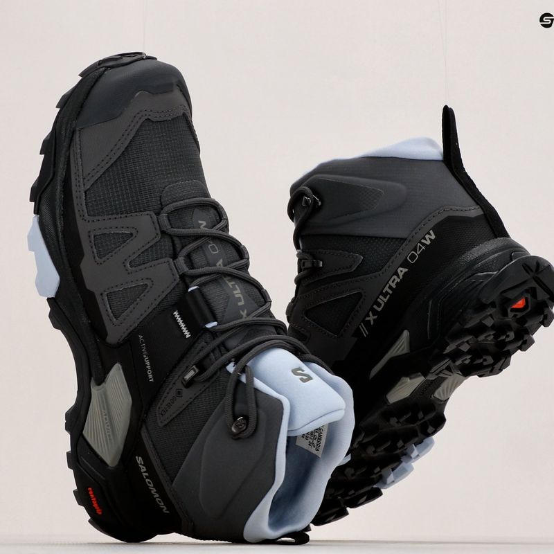 Női túrabakancs Salomon X Ultra 4 Mid GTX mágnes/fekete/zén 19
