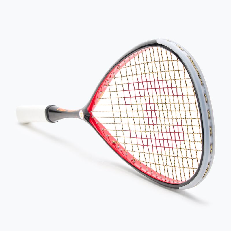 Squash ütő Harrow Reflex 125 Tarek Momen Signature black/ red/ yellow 2