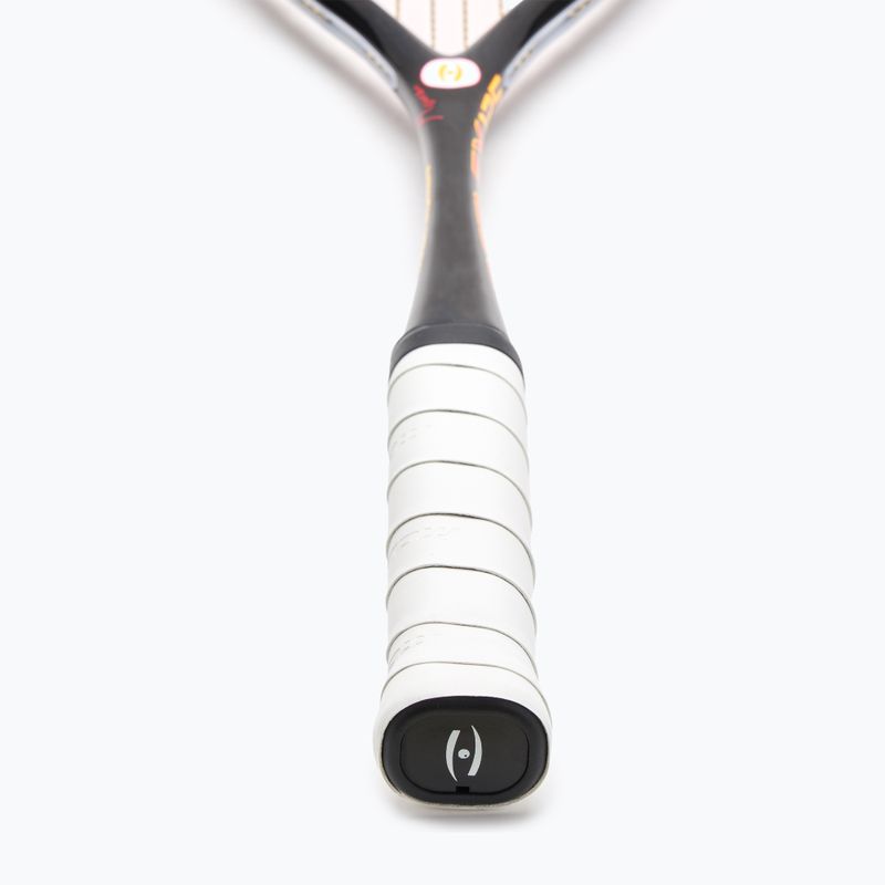 Squash ütő Harrow Reflex 125 Tarek Momen Signature black/ red/ yellow 3