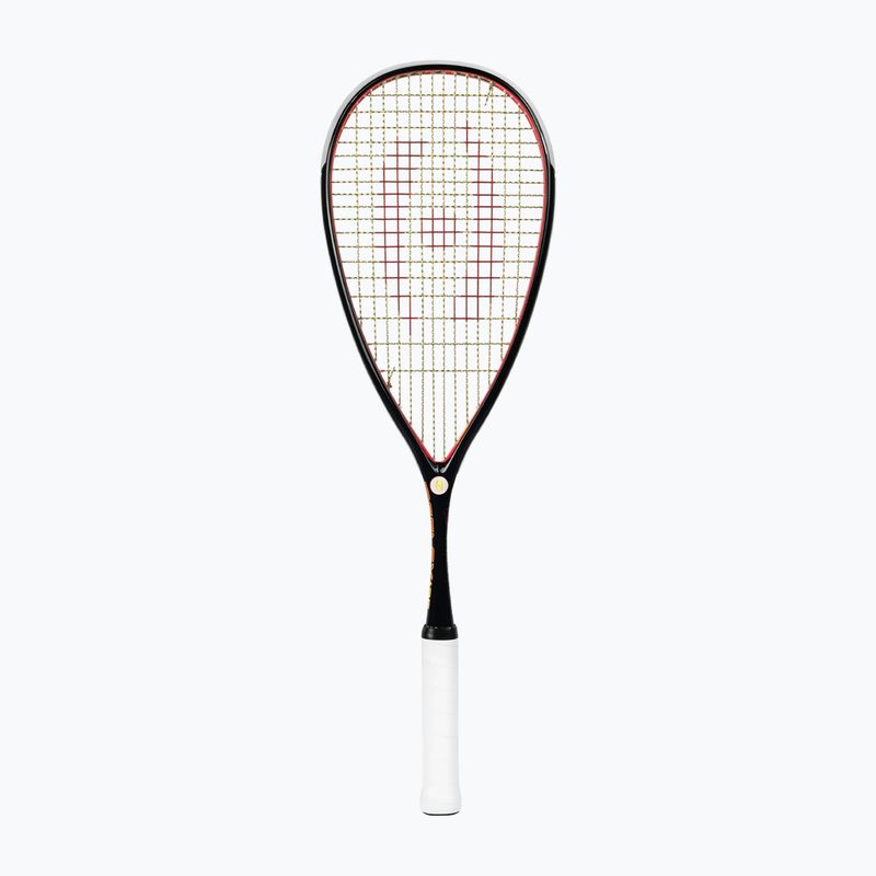 Squash ütő Harrow Reflex 125 Tarek Momen Signature black/ red/ yellow