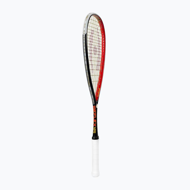 Squash ütő Harrow Reflex 125 Tarek Momen Signature black/ red/ yellow 2