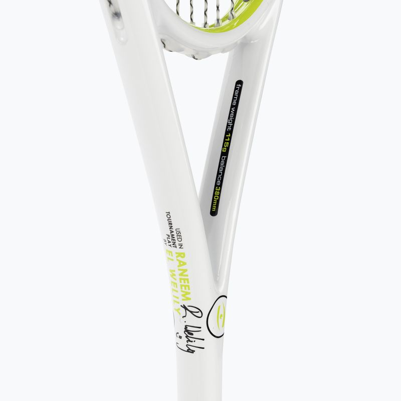 Squash ütő Harrow Vapor 115 Raneem El Welily Signature white/lime 4