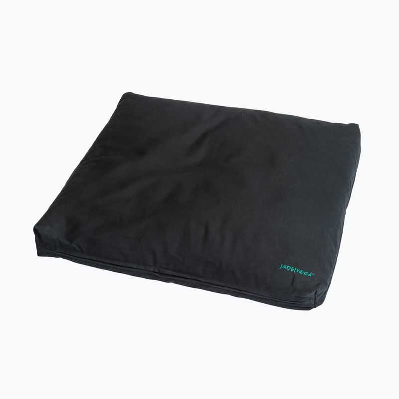 Meditációs párna JadeYoga Organic Cotton Zabuton Meditation Cushion black