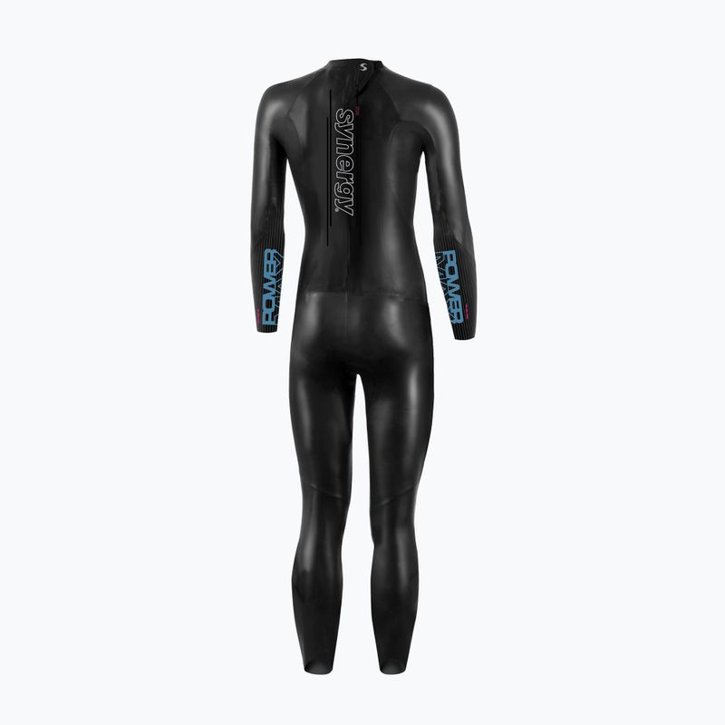 Női triatlon neoprén ruha Synergy Hyperion Full Sleeve black 2