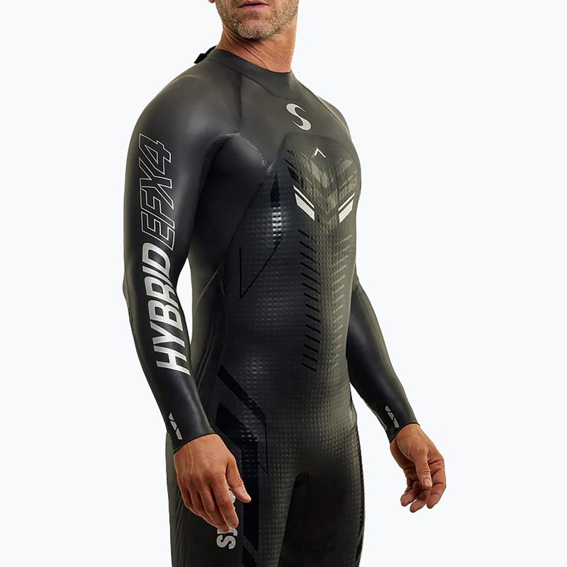 Férfi triatlonruha Synergy Hybrid EFX4 Full Sleeve Triathlon black 3
