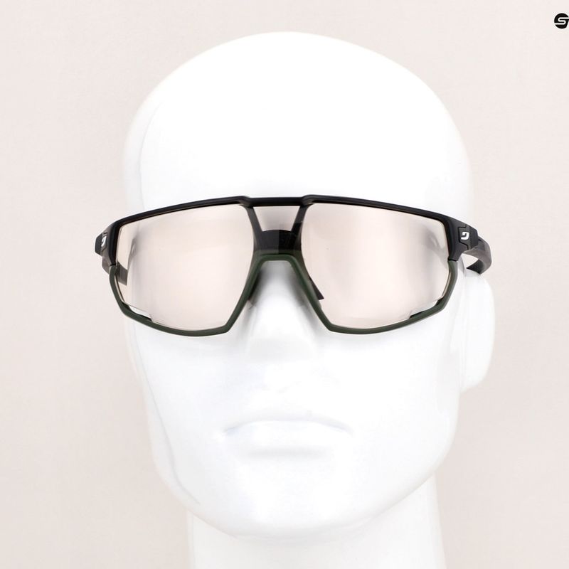 Julbo Rush R Eactiv 0-3 High Contrast matt fekete/khaki kerékpáros szemüveg 10