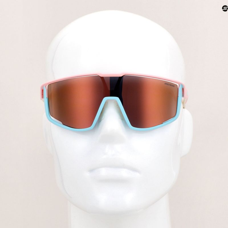 Julbo Fury Spectron 3Cf matt pasztell rózsaszín/világoskék kerékpáros szemüveg 9