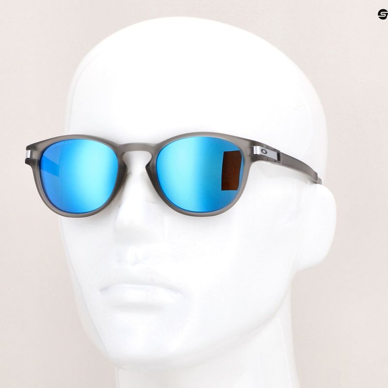 Oakley Latch matt szürke tinta/prizm zafír polarizált napszemüveg 14