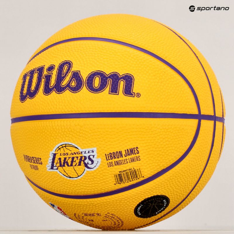 Wilson NBA Player Icon Mini Lebron kosárlabda WZ4007201XB3 méret 3 8