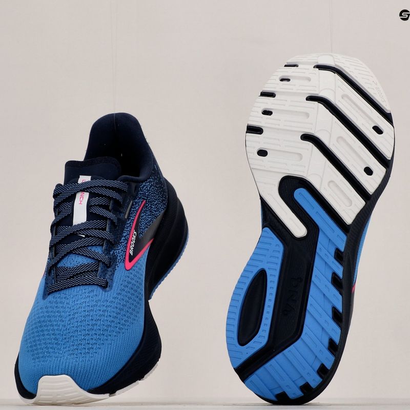 Brooks Launch 10 peacot/marina kék/rózsaszín glo női cipő 19