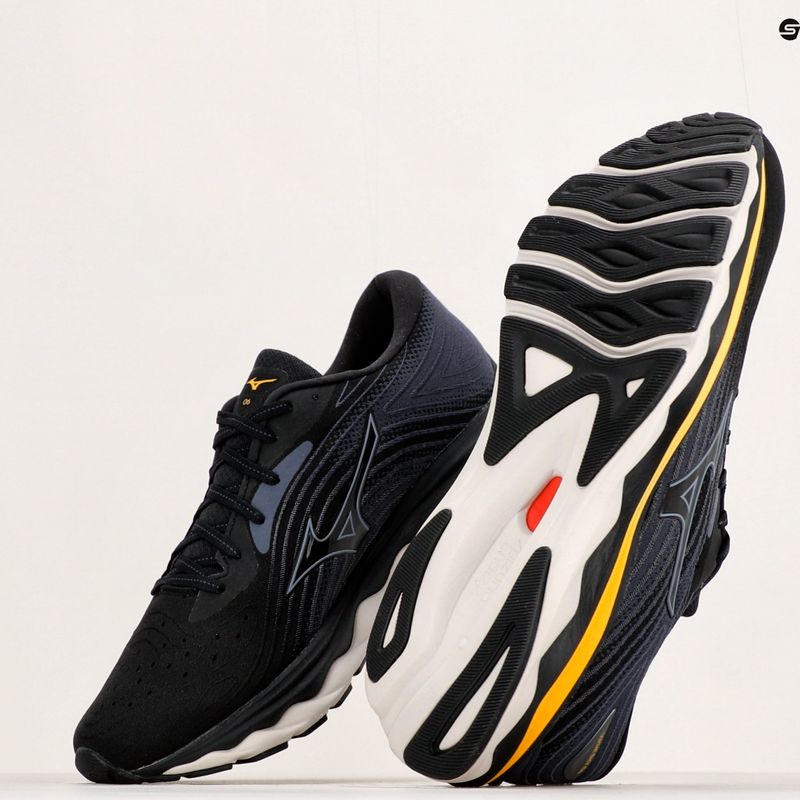 Férfi futócipő Mizuno Wave Sky 6 fekete/tradewinds/gold fúzió 11