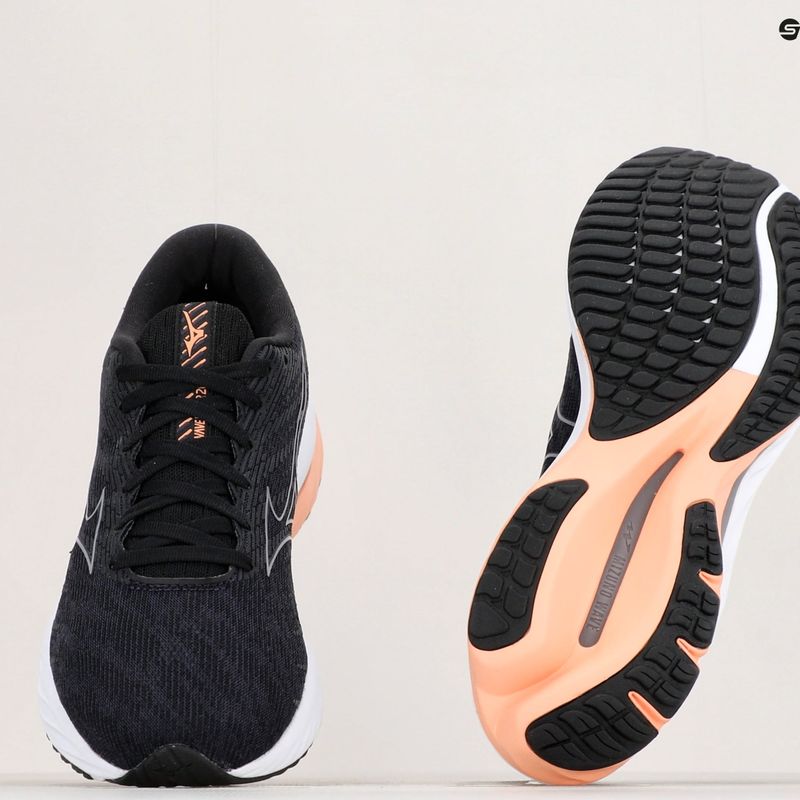Női futócipő Mizuno Wave Rider 26 odyssey szürke/quicksilver/lazac szürke/quicksilver/salmon 12