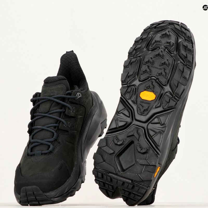 Férfi túrabakancsok HOKA Kaha 2 Low GTX fekete/fekete 19