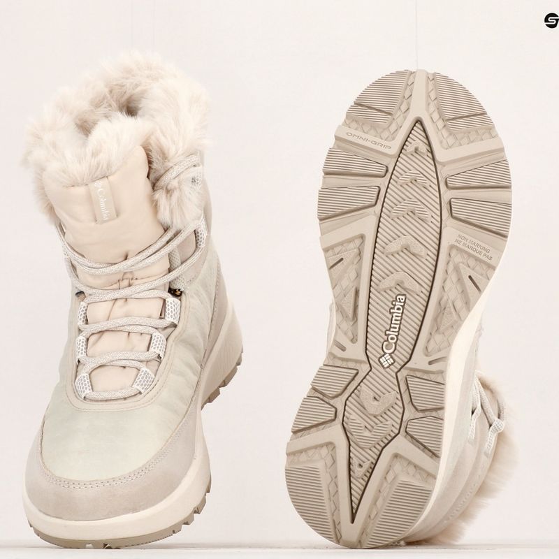Columbia Slopeside Peak Luxe sötét kő/tengeri só női hócsizma 25