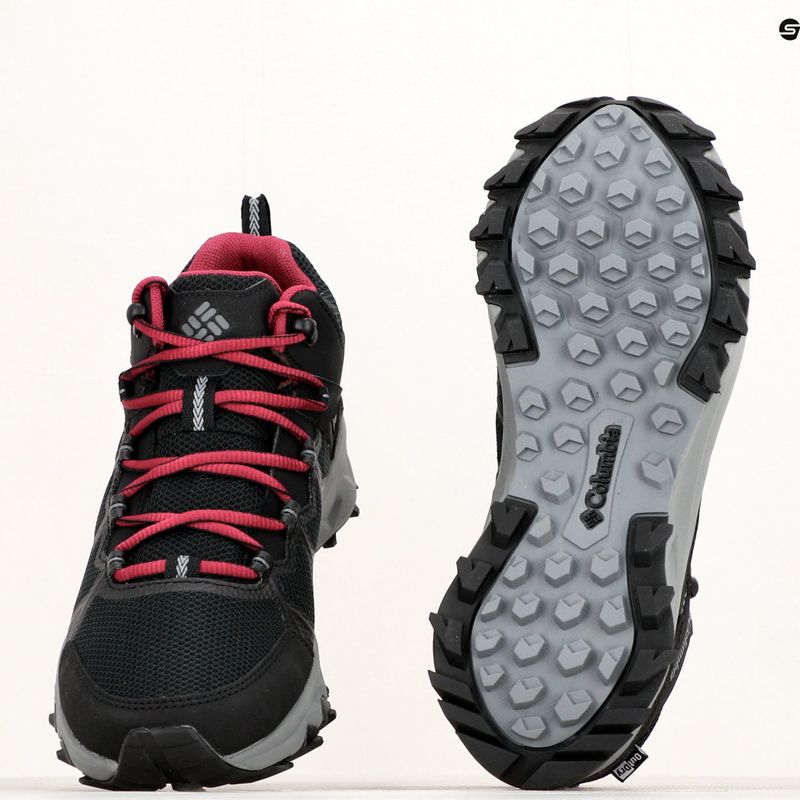 Női túrabakancs Columbia Peakfreak II Mid Outdry fekete/ti szürke acél 22