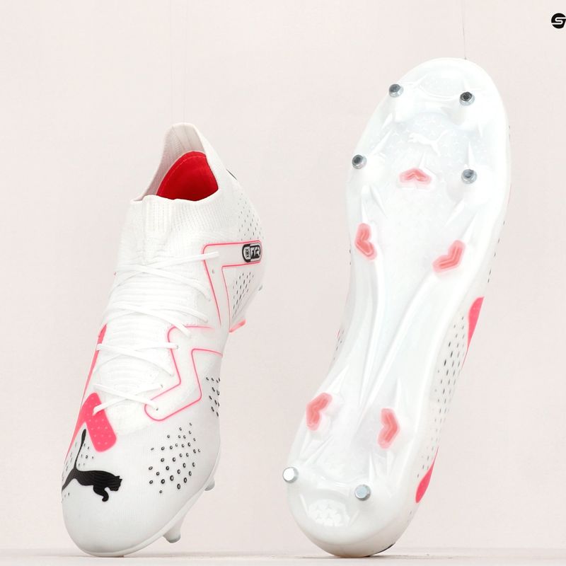 PUMA Future Match MXSG férfi futballcipő puma fehér/puma fekete/tűz orchidea 12