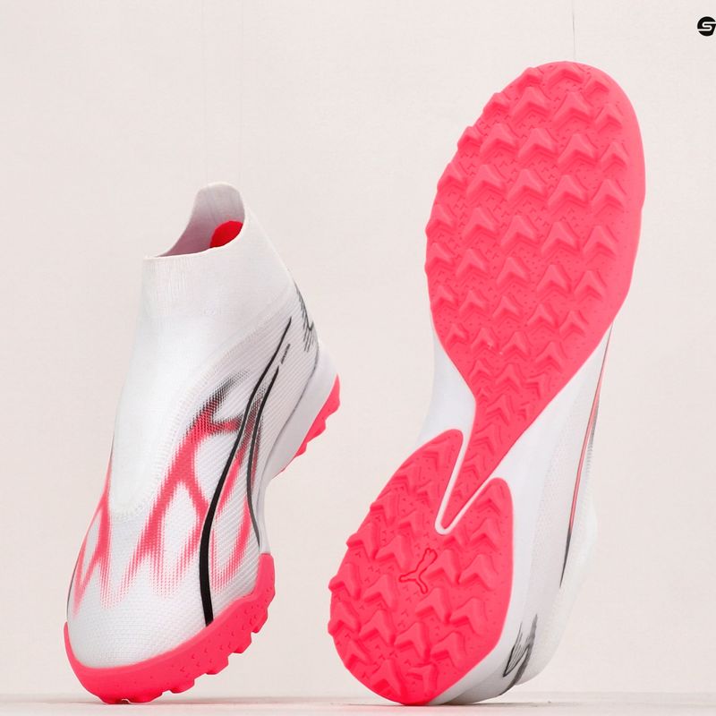 Férfi PUMA Ultra Match+ Ll TT futballcipő puma fehér/puma fekete/tüzes orchidea 12