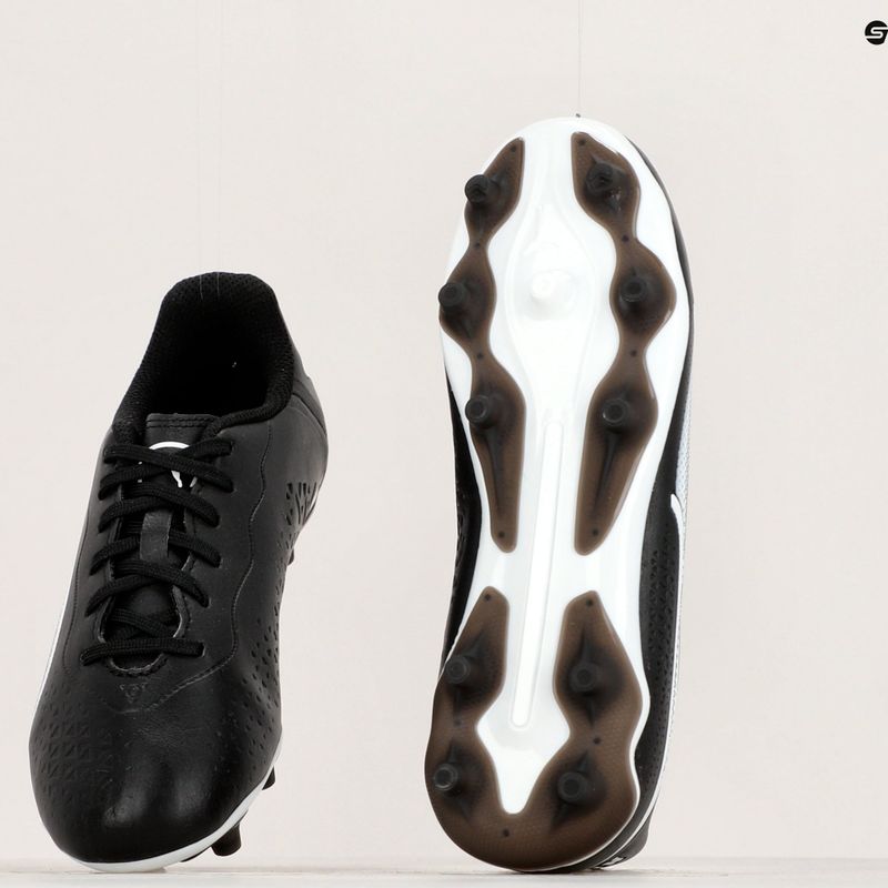 PUMA King Match FG/AG Jr gyermek futballcipő puma fekete/puma fehér 12