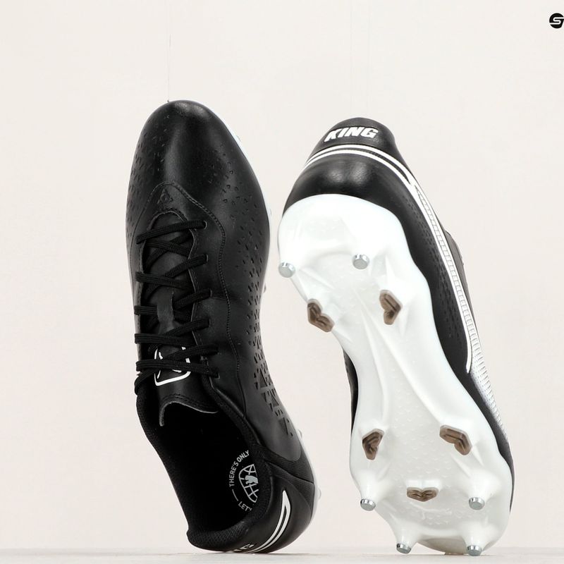 PUMA King Match MXSG férfi futballcipő puma fekete/puma fehér 12