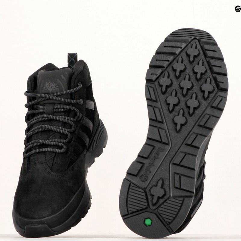 Férfi Timberland Euro Trekker Mid bőr blackout nubuk csizma 19