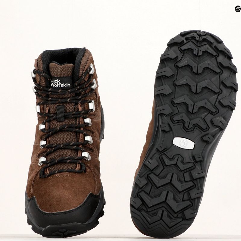 Jack Wolfskin Refugio Texapore Mid barna/fantom férfi túrabakancsok 12
