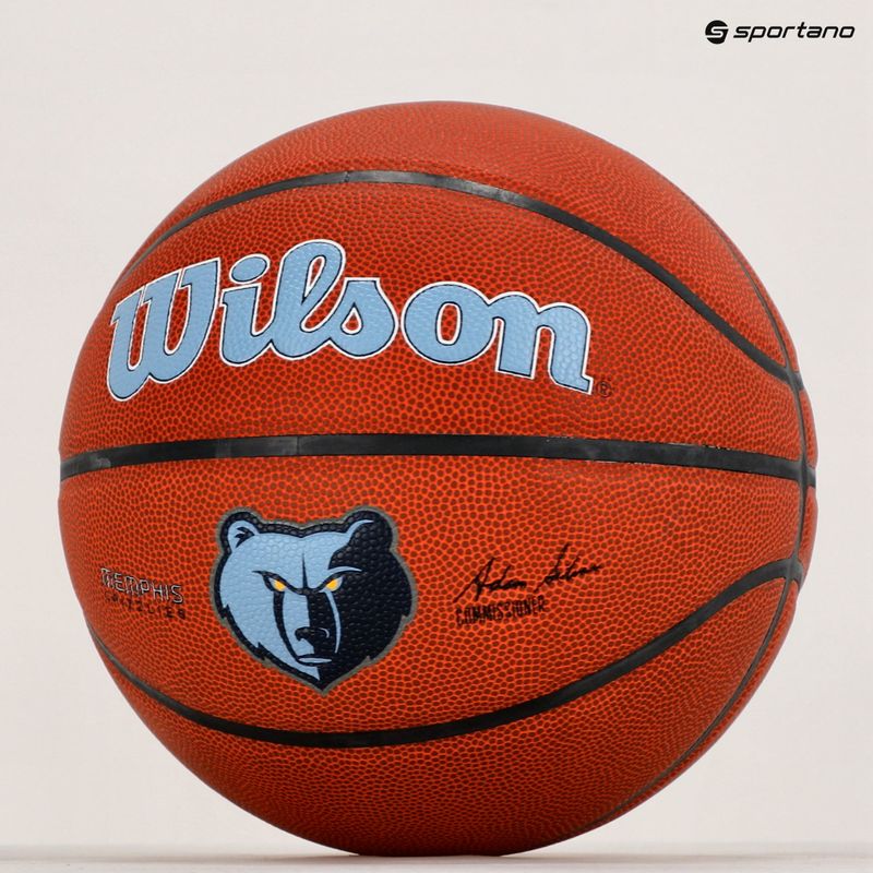 Wilson NBA Team Alliance Memphis Grizzlies kosárlabda barna WTB3100XBMEM 7