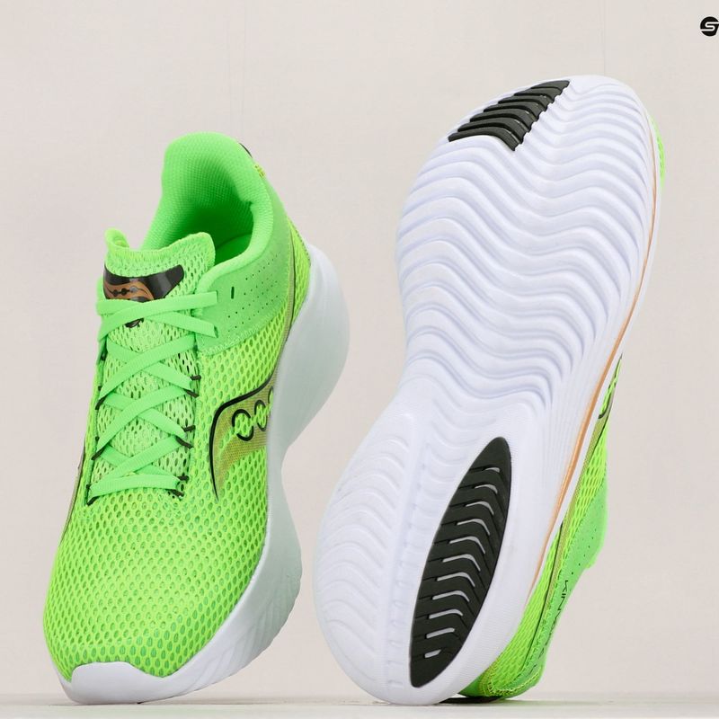 Férfi Saucony Kinvara 14 slime/gold futócipő 18