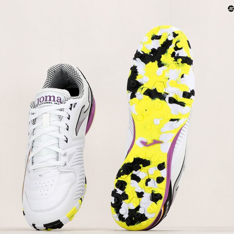 Férfi Joma Dribling TF futballcipő fehér/fekete 12