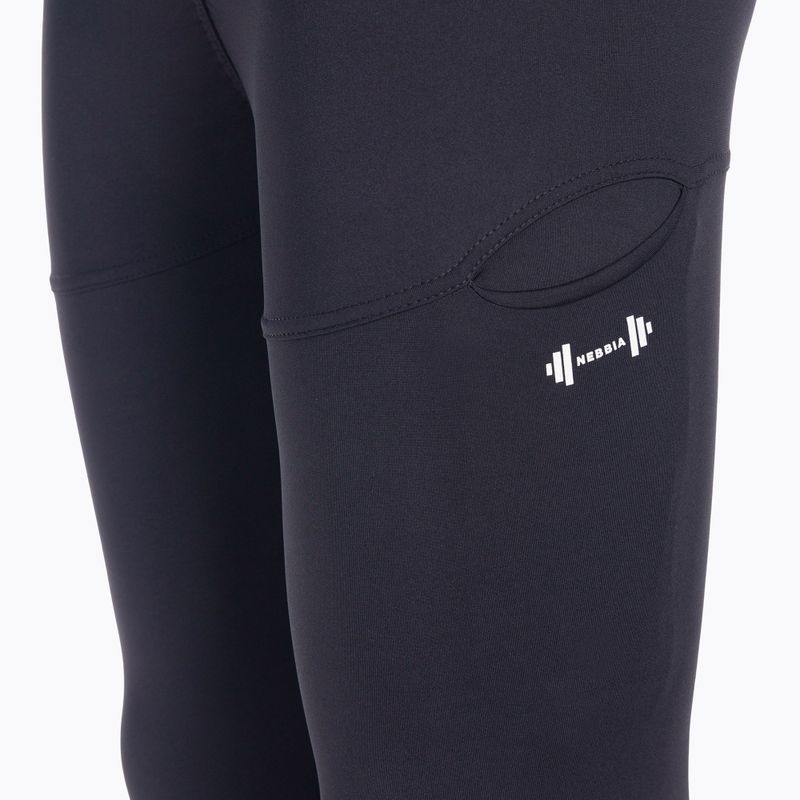 Női leggings NEBBIA Active High-Waist Smart Pocket fekete 402 3