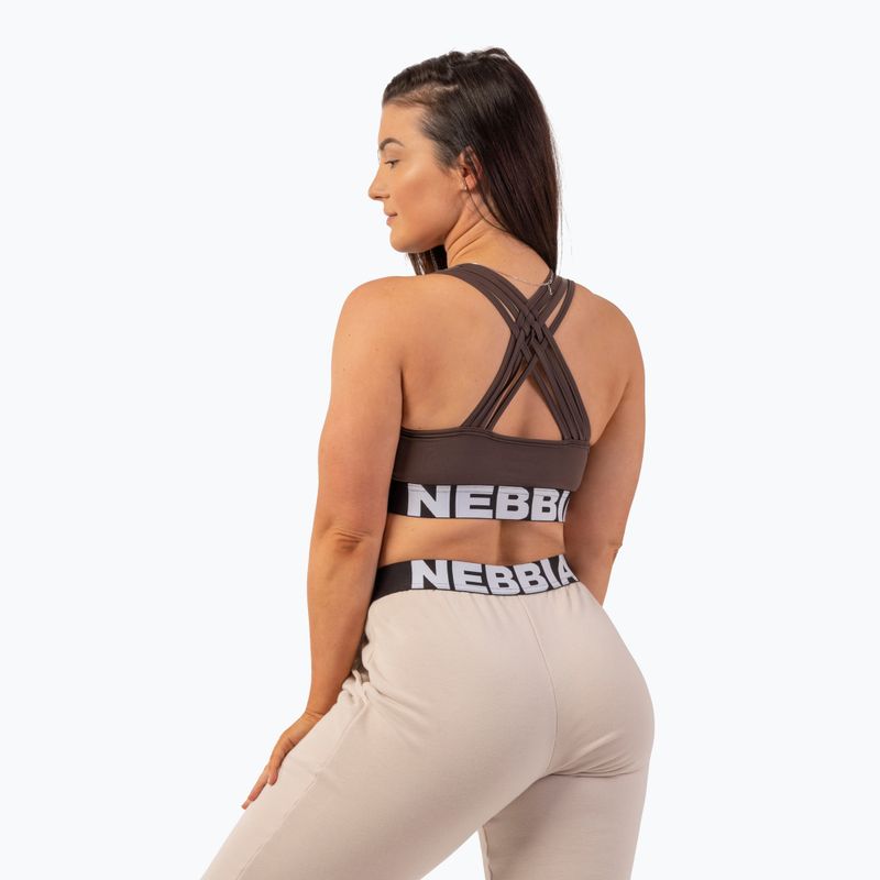 NEBBIA Medium Impact Cross barna fitness melltartó 2