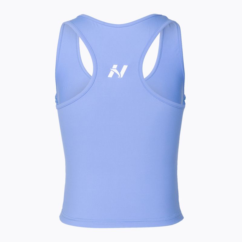 Női tréning felső NEBBIA Sporty Slim Fit Crop kék 4222420 2