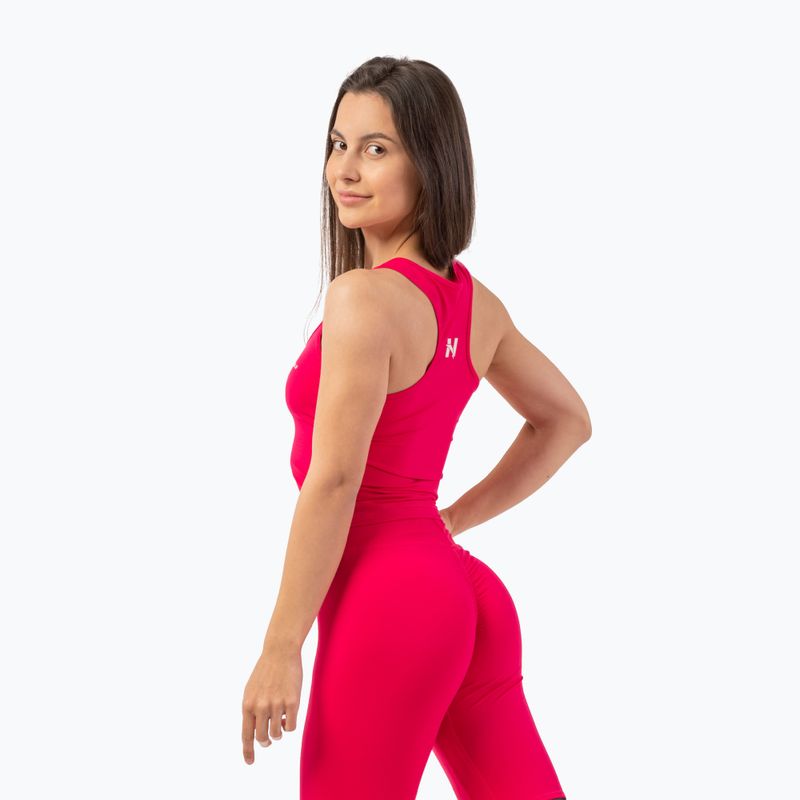 Női edzős felső NEBBIA Sporty Slim Fit Crop rózsaszínű 2