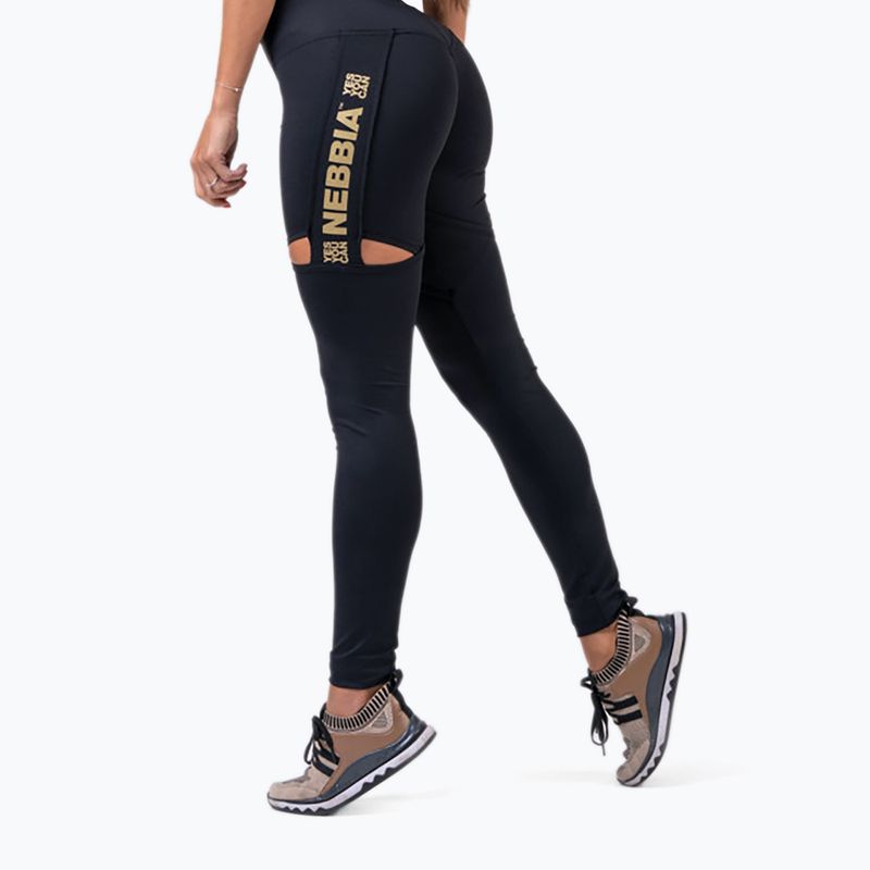 Női leggings NEBBIA Honey Bunny fekete 8200110 2