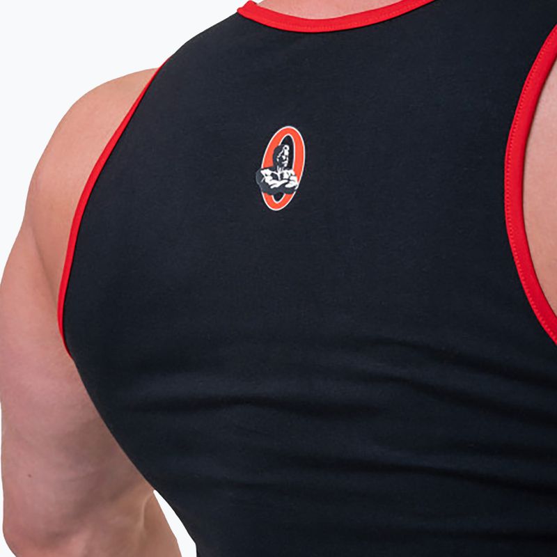 NEBBIA Old-School Muscle férfi edzős felső fekete 1930130 4