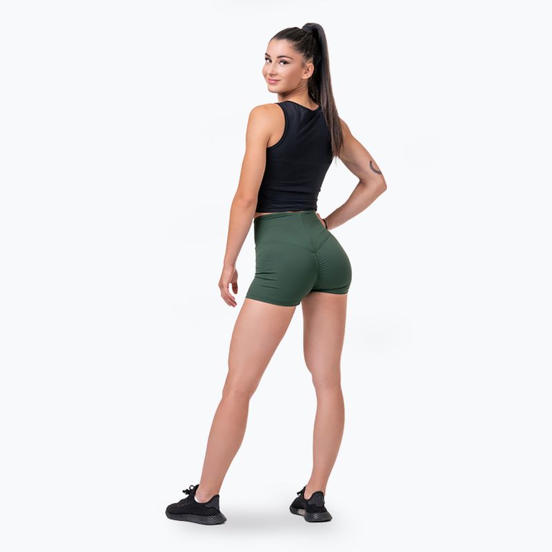 Női rövidnadrág NEBBIA Classic Hero dark green 3