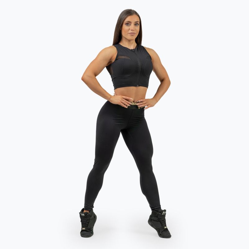 Női leggings NEBBIA Perform Intense black/gold 2