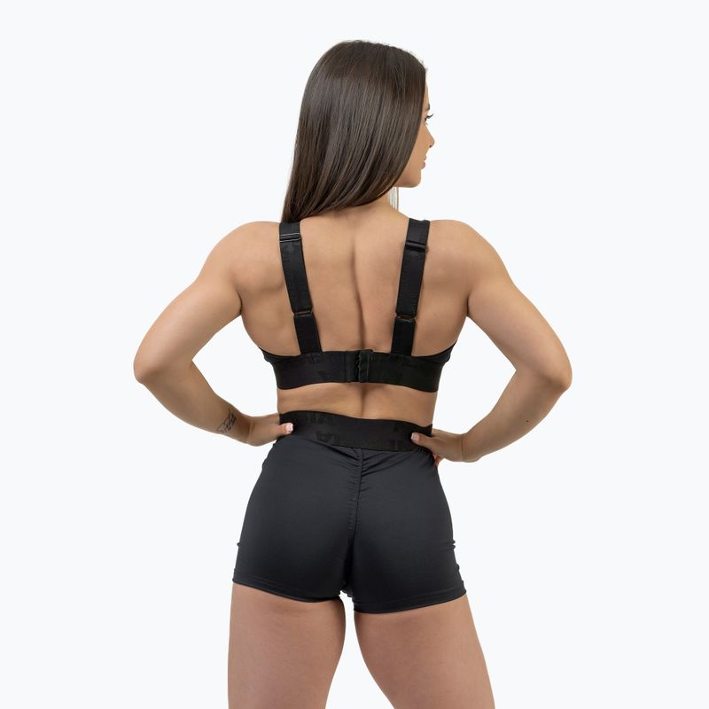 NEBBIA Intense Iconic fekete fitness melltartó 2
