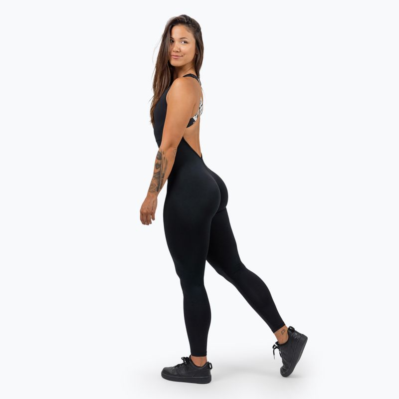 Női fitness overall NEBBIA Gym Rat black 3