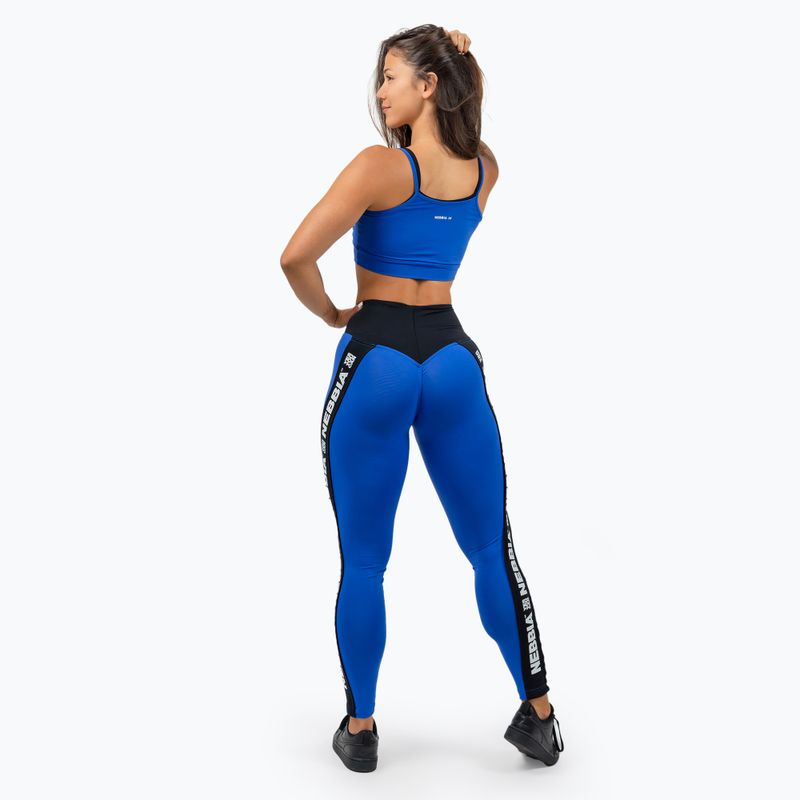 NEBBIA Flex kék fitness melltartó 3