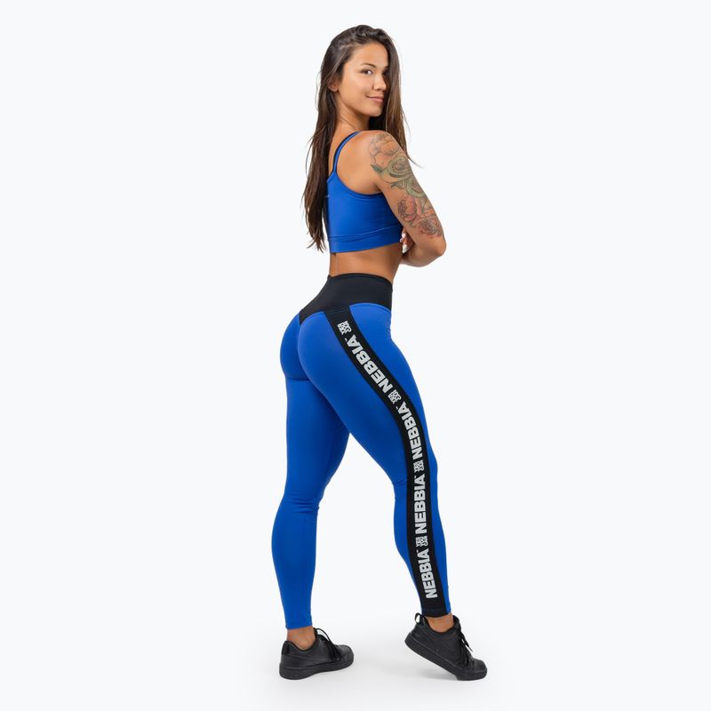 NEBBIA Flex kék fitness melltartó 4