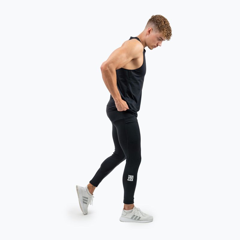 Férfi termo leggings NEBBIA Recovery black 2