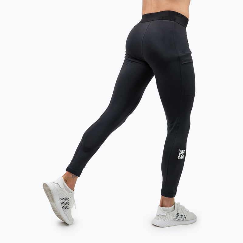 Férfi termo leggings NEBBIA Recovery black 3