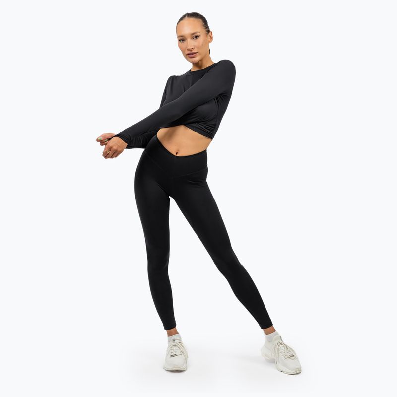 Női sport top NEBBIA Elevated black 2