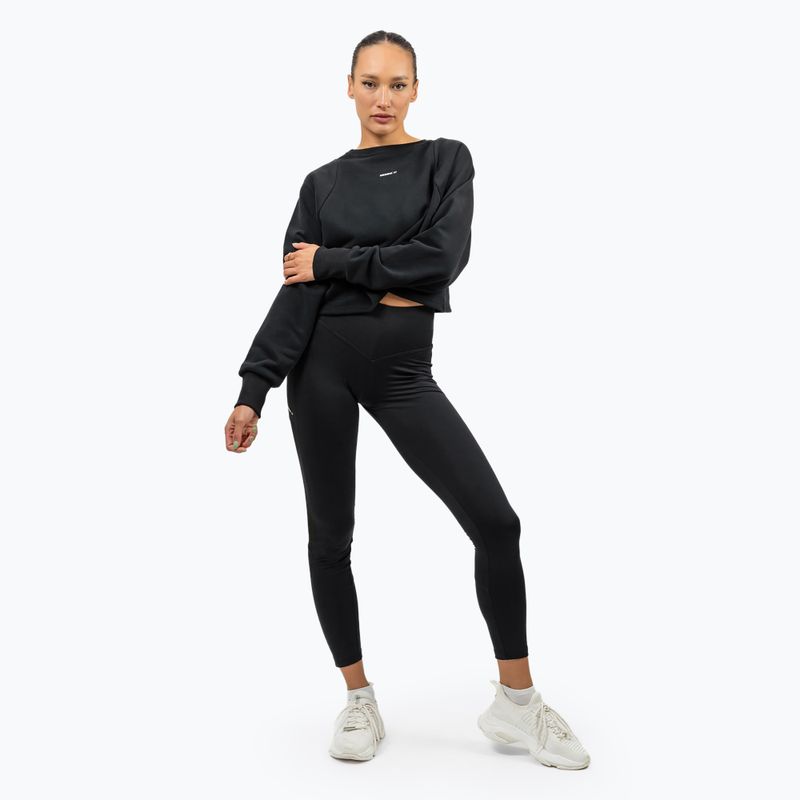 Női sport top NEBBIA Gym Spirit Crop black 2