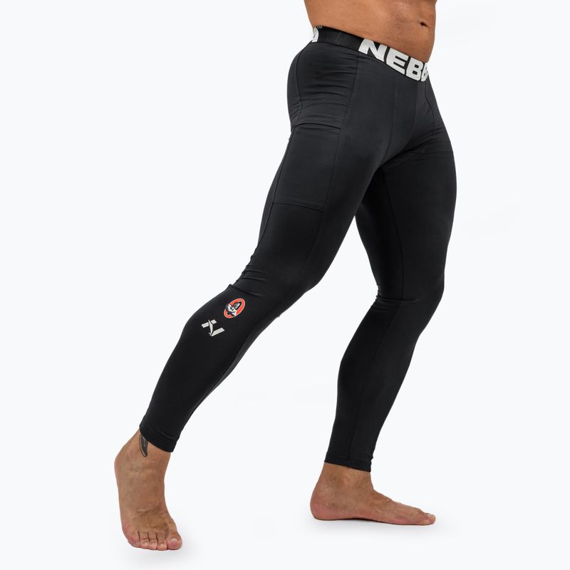 Férfi sportleggings NEBBIA Discipline black 3