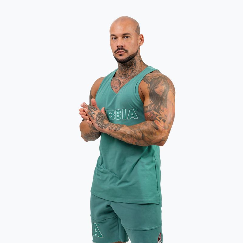 Férfi sporttrikóe NEBBIA Strenght green