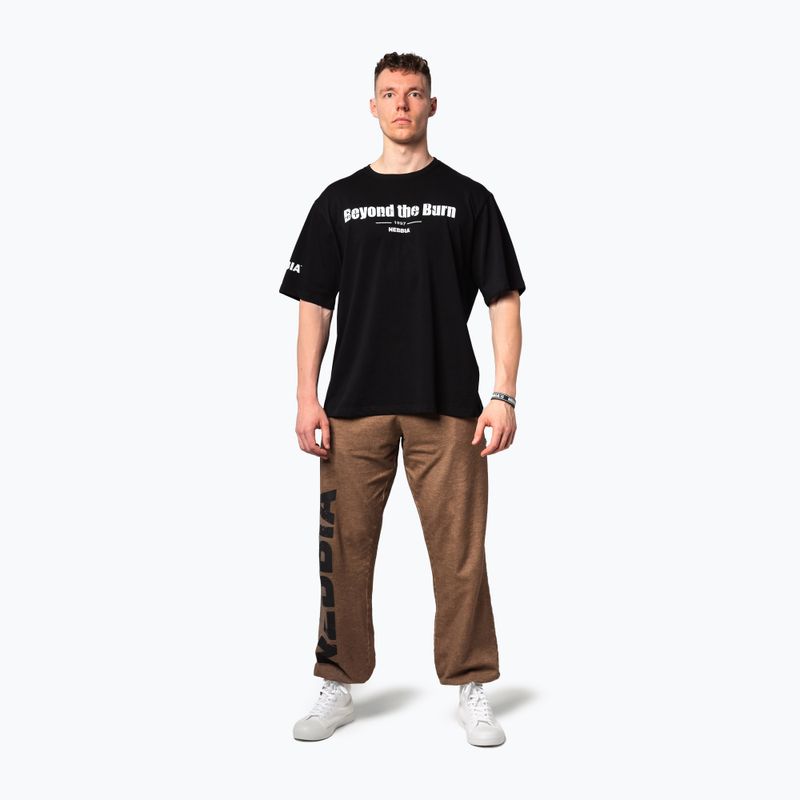 Férfi sportpóló NEBBIA Heavyweight Grind black 2