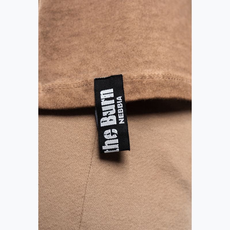 Férfi thermo trikó NEBBIA Washed-Off Stringer Max Out light brown 6