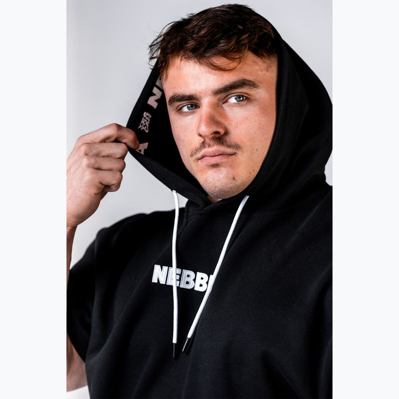 Férfi edzőpulóver NEBBIA Hero black 5