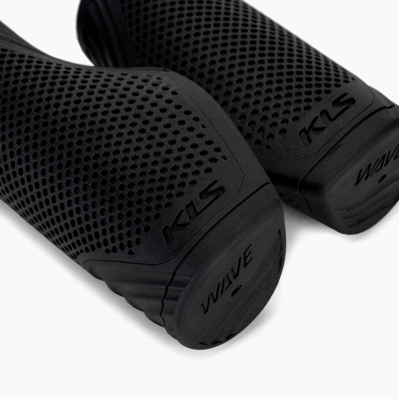 Kellys kormánymarkolatok fekete WAVE rövid 017 2